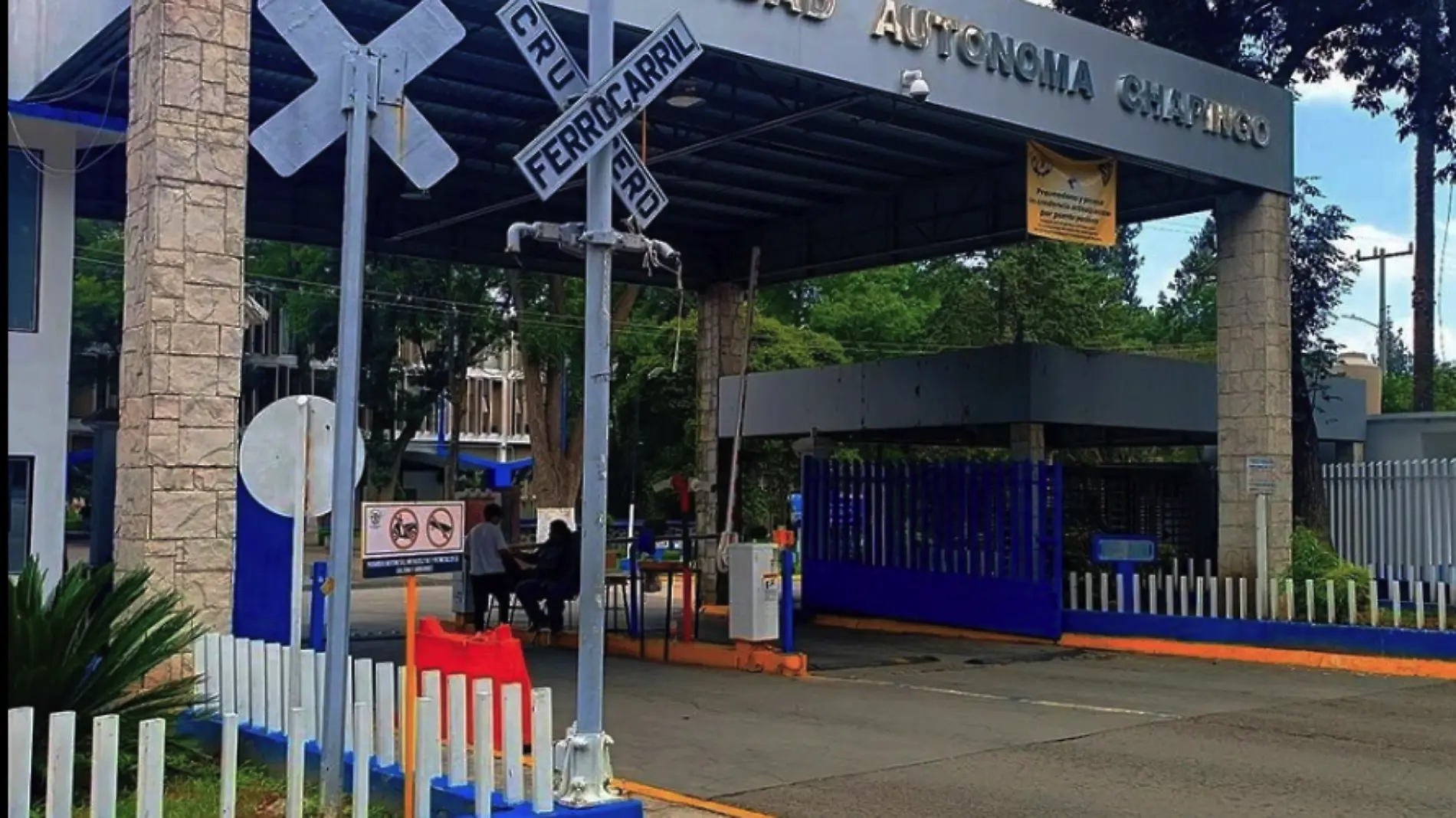 entrada de la universdad autonoma de chapingo